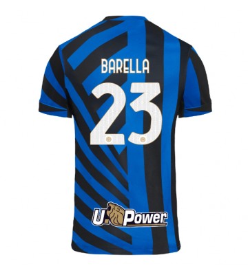 Inter Milan Nicolo Barella #23 Primera Equipación 2024-25 Manga Corta